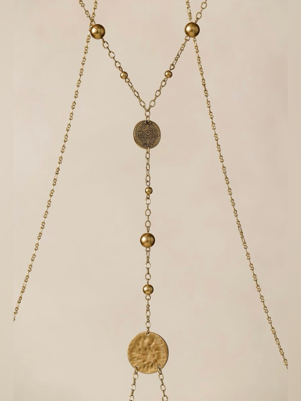 Free People ~ Let's Dance Body Chain ~ Gold ~ NWT** - Picture 4 of 7